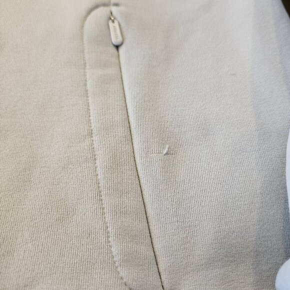 Athleta Altitude Polartec Funnel Neck Sweatshirt Size Petite Small Stratus Grey - Picture 8 of 9